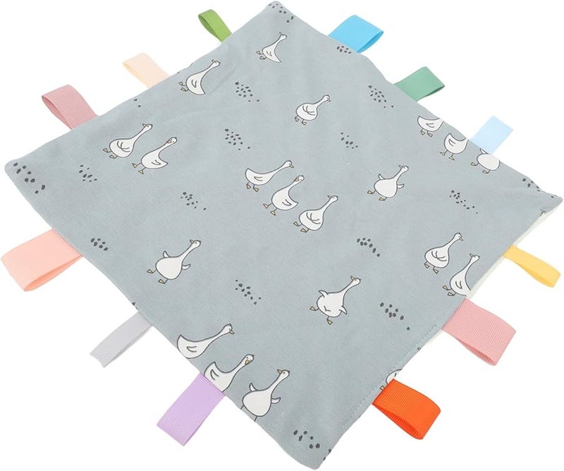 منشفة تسنين الأطفال بنقشة البط القطنية الناعمة للاستخدام المنزلي والخارجي - Image 5